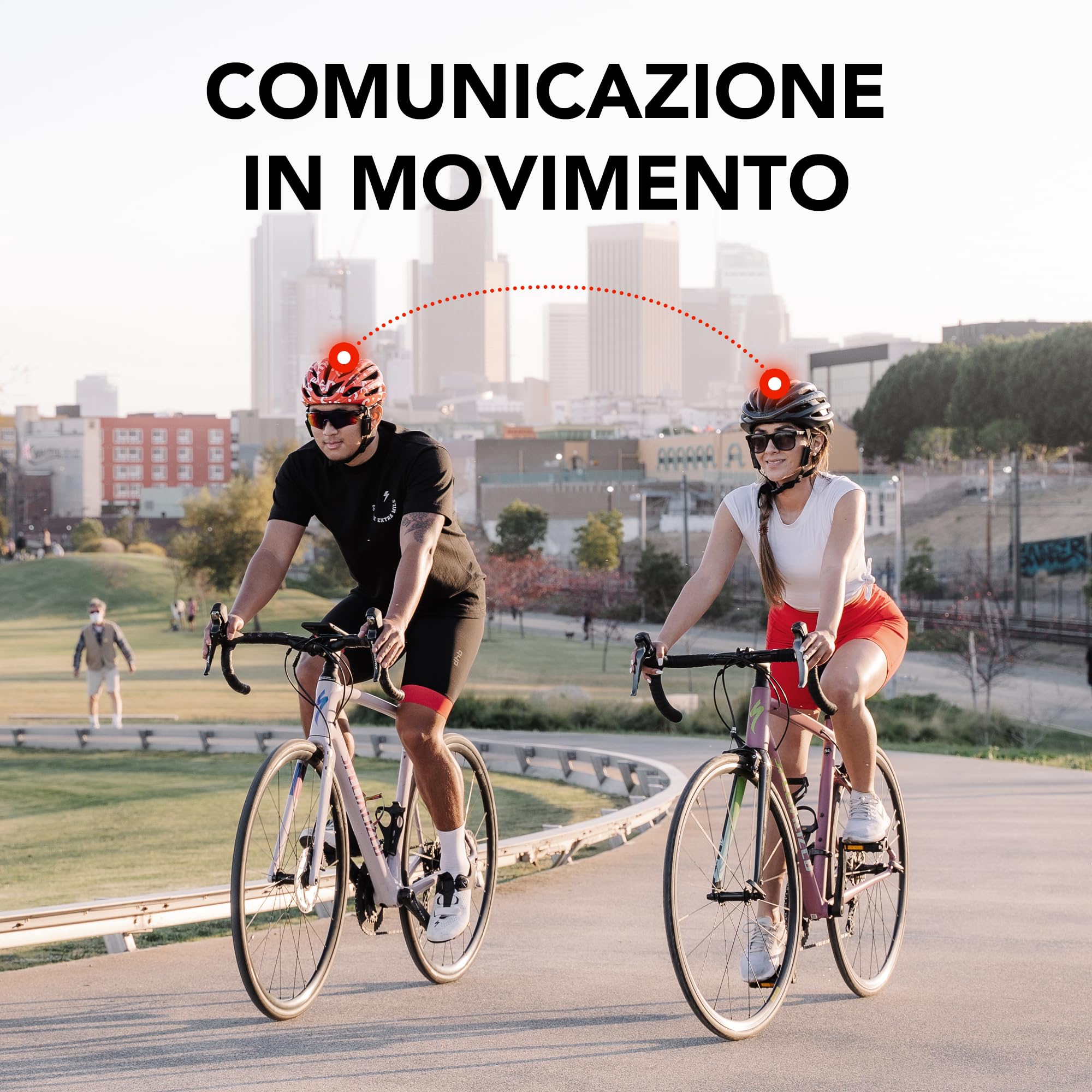 Sena pi, Dispositivo Bluetooth Intercom Universale. Compatibile con la Maggior Parte dei caschi da Ciclismo e Multi-Sport