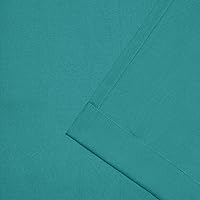 Vista 9 de Exclusive Home Biscayne - Par de paneles de cortinas texturizadas de dos tonos para interiores y exteriores, 54x84 pulgadas, verde azulado oscuro