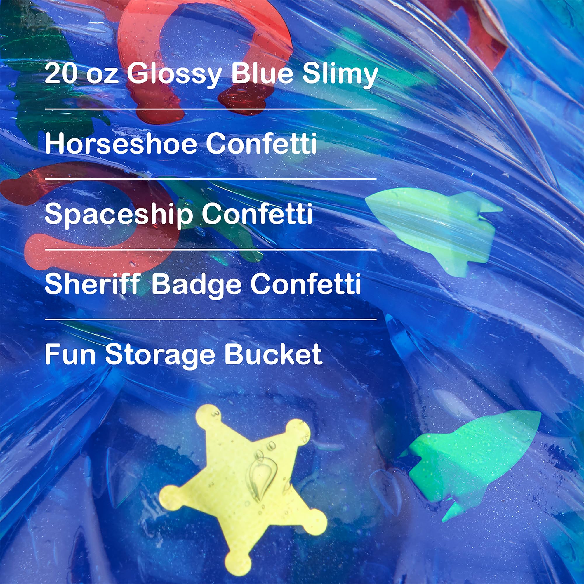 Amazon.com: Toy Story CRA-Z-Slimy Slime with Confetti, Blue