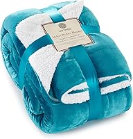 Vista 106 de Genteele Manta de Tiro Sherpa Súper Suave Reversible Ultra Lujosa de Felpa, 40 x 50 pulgadas, Negro/Gris