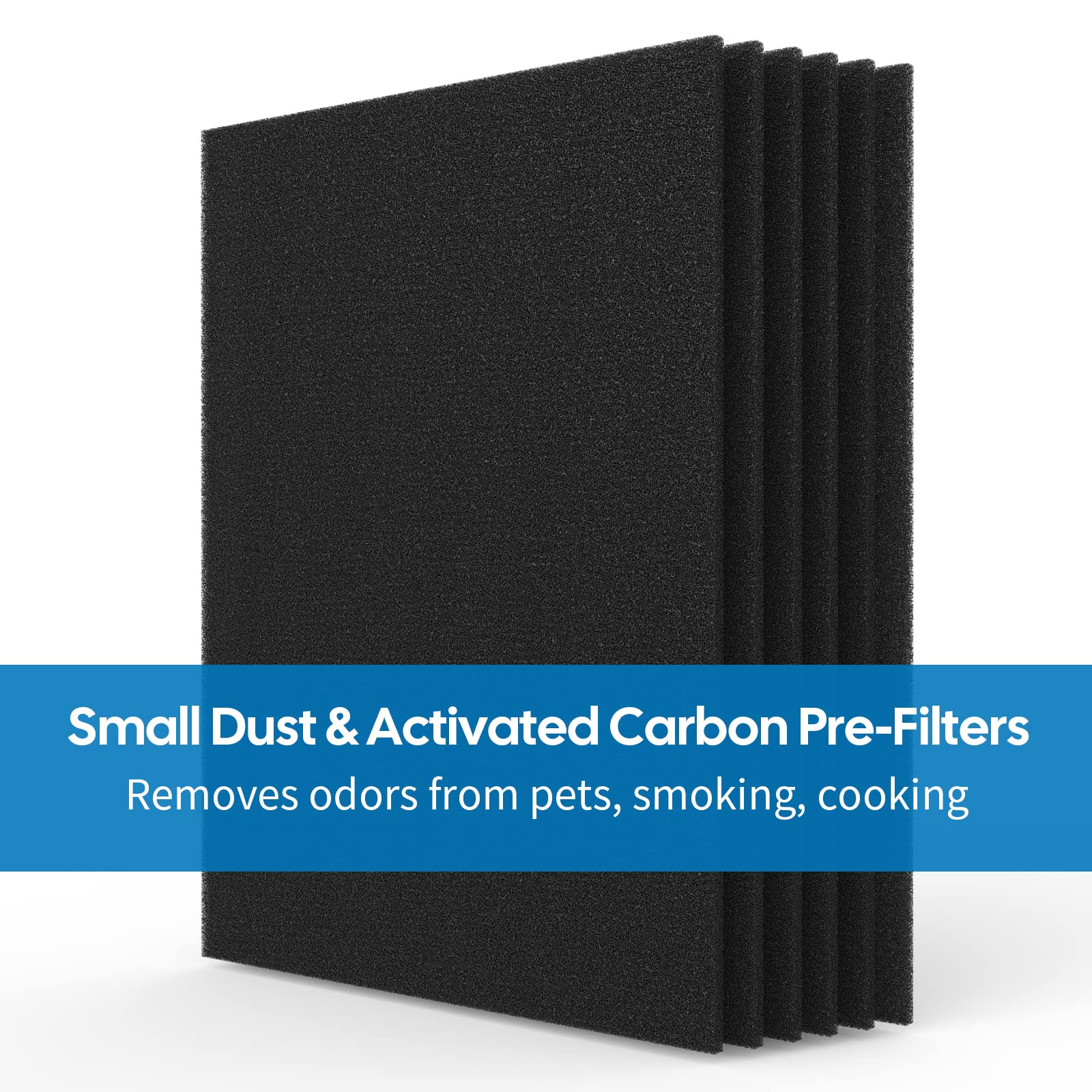 CFKREYA True HEPA Replacement Filter for VEVA ProHEPA 9000 Air Puri Fier,Including 2 True HEPA Filters & 6 Carbon Filters