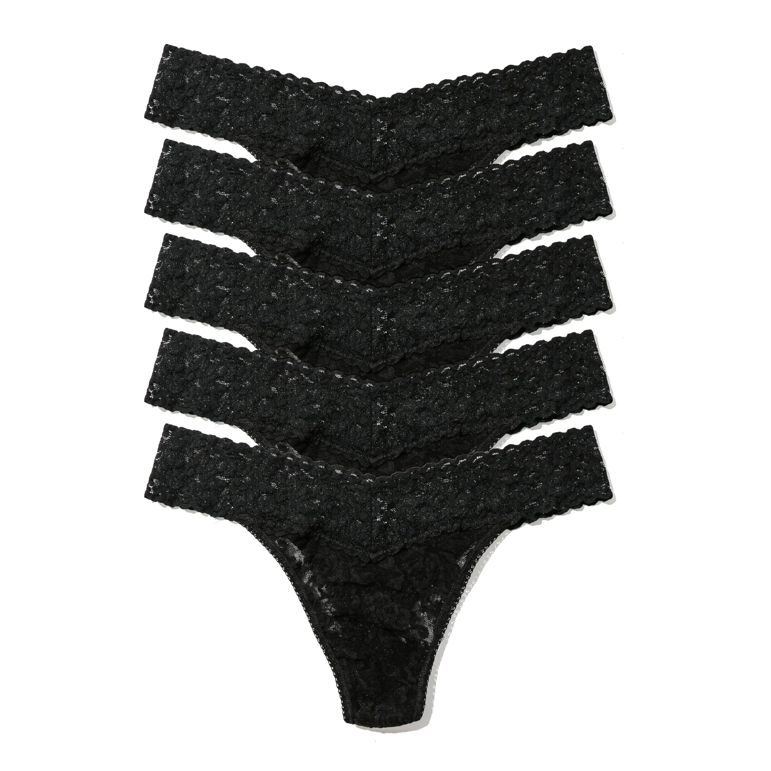 hanky panky - Signature Lace Original Rise Thongs Essentials Edition One Size 4-14 Lace Lingerie Underwear 3 or