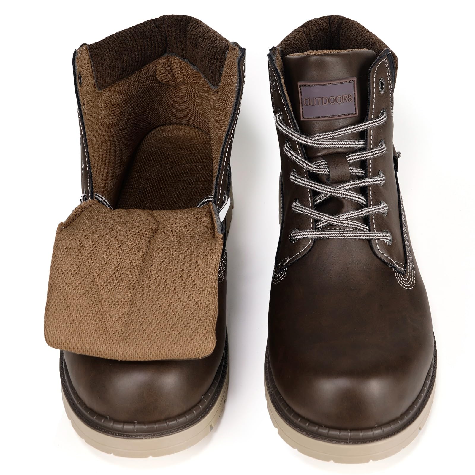 Stivali Uomo Donna Inverno Scarpe da Neve Caldi Snow Boots Impermeabili Stivaletti Pelliccia Stringate Outdoor