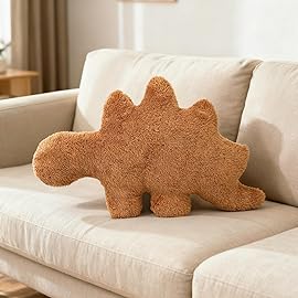 Isaacalyx Dino Nugget Pillow, 24 inch Large Soft Dinosaur Nuggets Pillow for Birthday Gifts, Dinosaur Theme Party Decorations