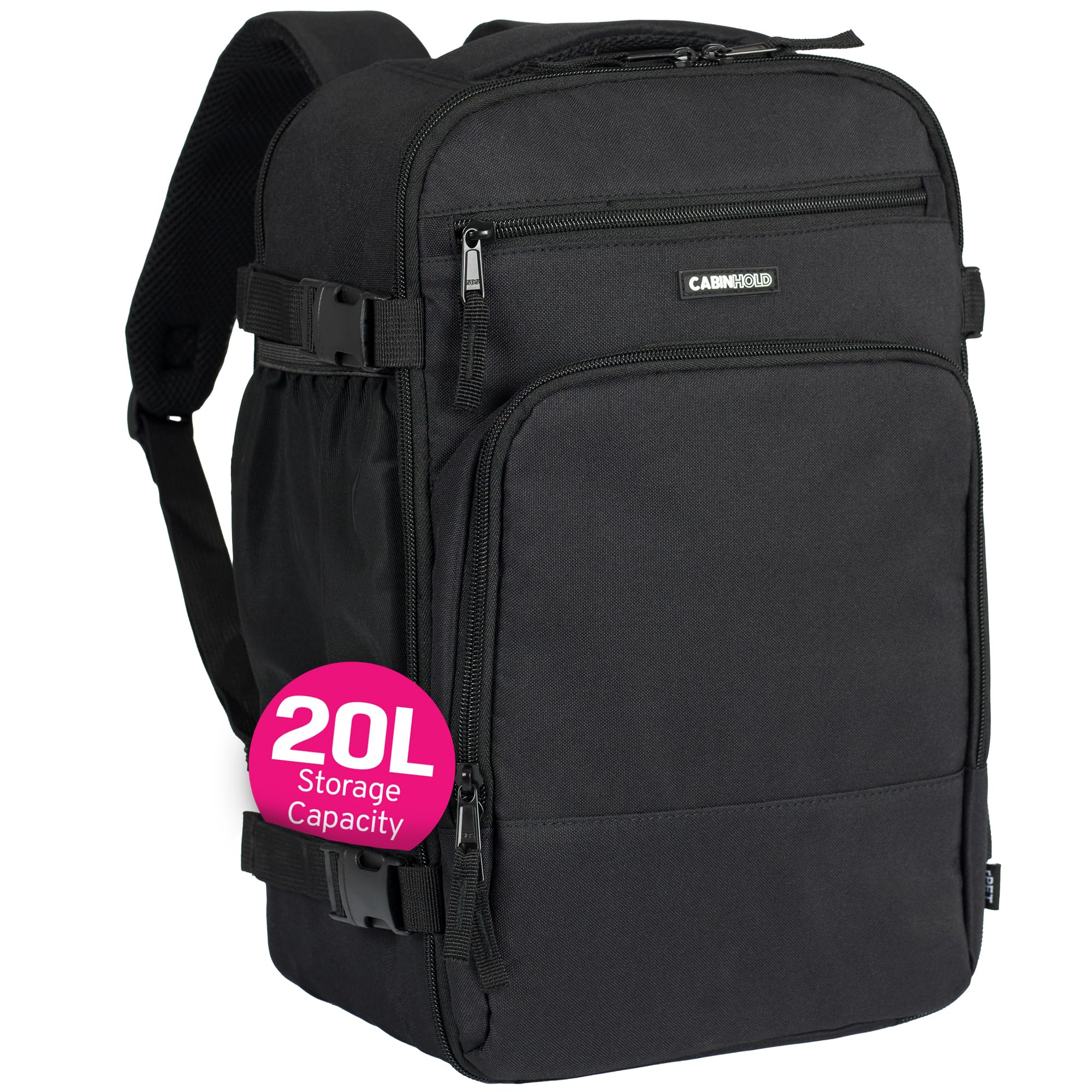 Backpack Ryanair 40x25x20cm Berlin Laptop Wizzair, Easyjet 20L RPET CABINHOLD ®