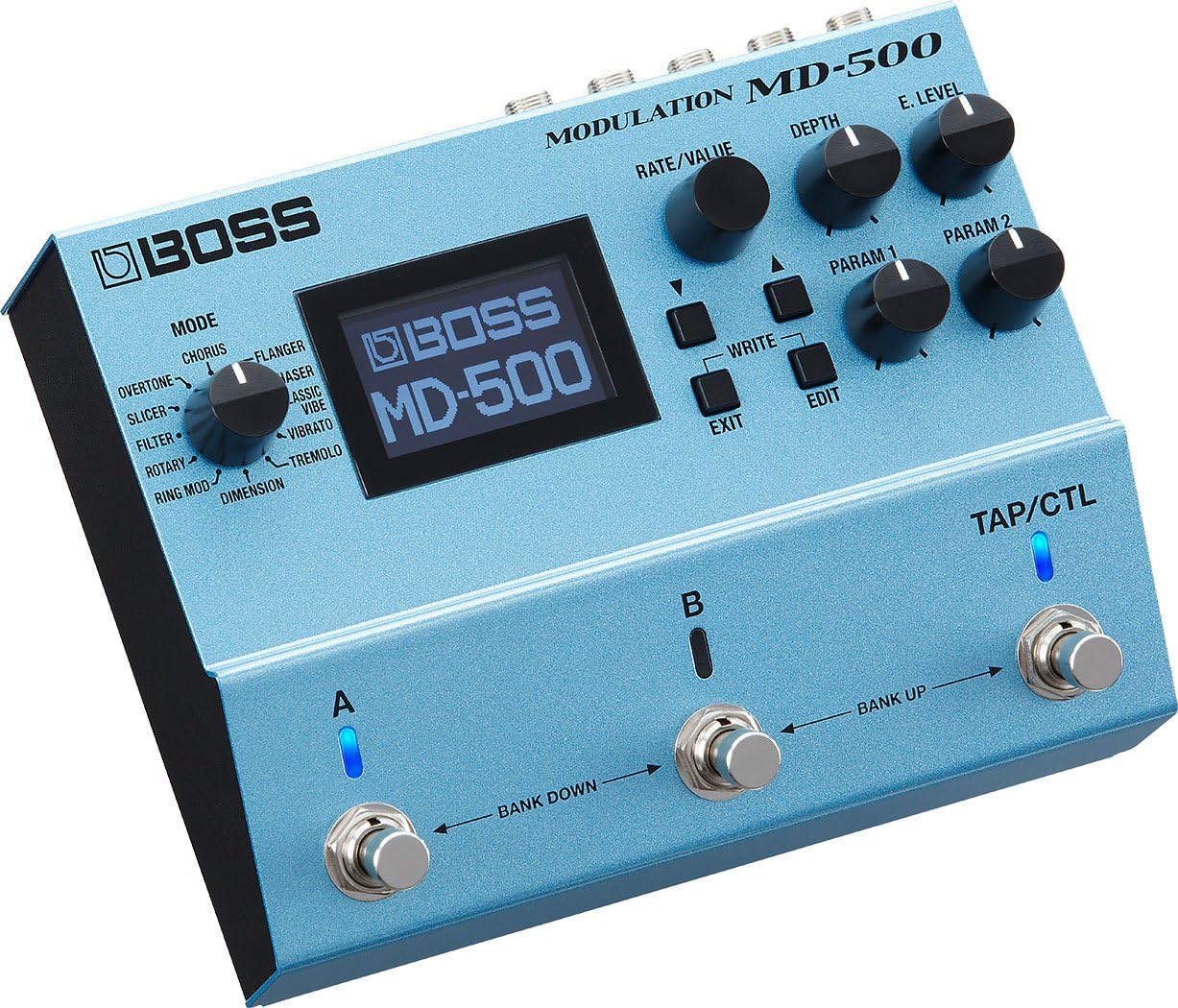BOSS Md-500 Modulation Pedal, 12 Modes And 28 Modulation Types, Studio-Level Sound with First-In-Class 32-Bit Ad/Da, 32-Bit Floating Point Processing, And 96 Khz Sampling Rate