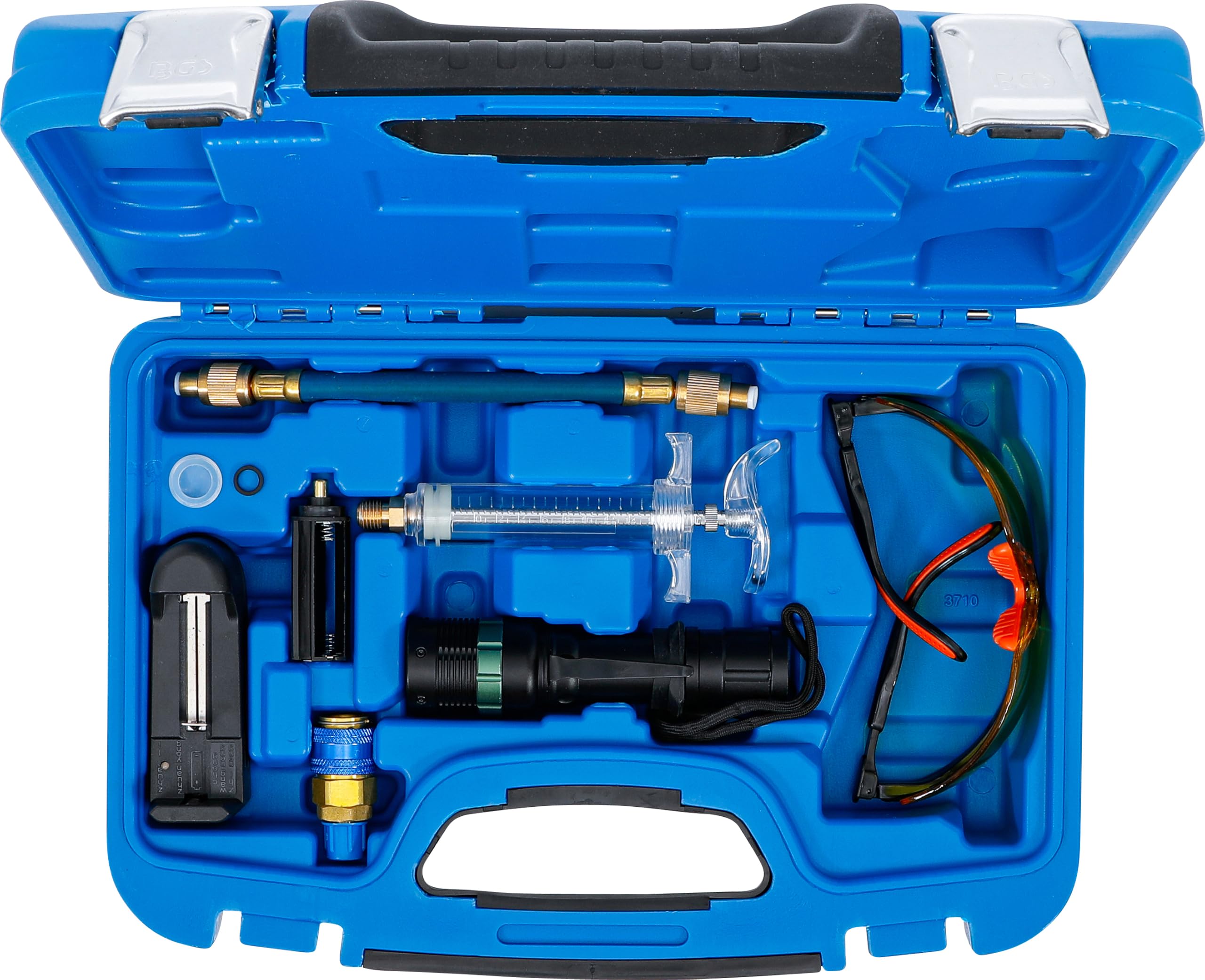 BGS 3710 | Juego de linterna - UV detector de fugas con accesorios | para aire acondicionado