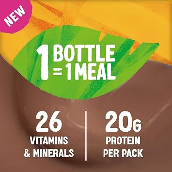 Alpro Meal To Go Chocolate Banana Ready-To-Drink Meal Replacement, 6x500ml