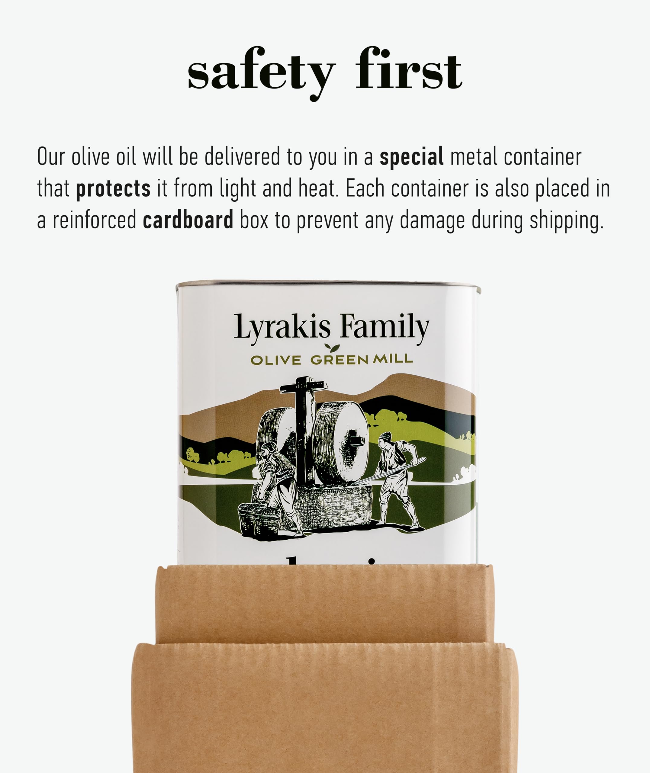 Huile d’Olive Lyrakis Family 5L – Extra Vierge Grecque, Premium Première Pression à Froid, Riche en Polyphénols, Olives Récoltées à la Main, Nouvelle Récolte, Jus Frais de Crète – Depuis 1975