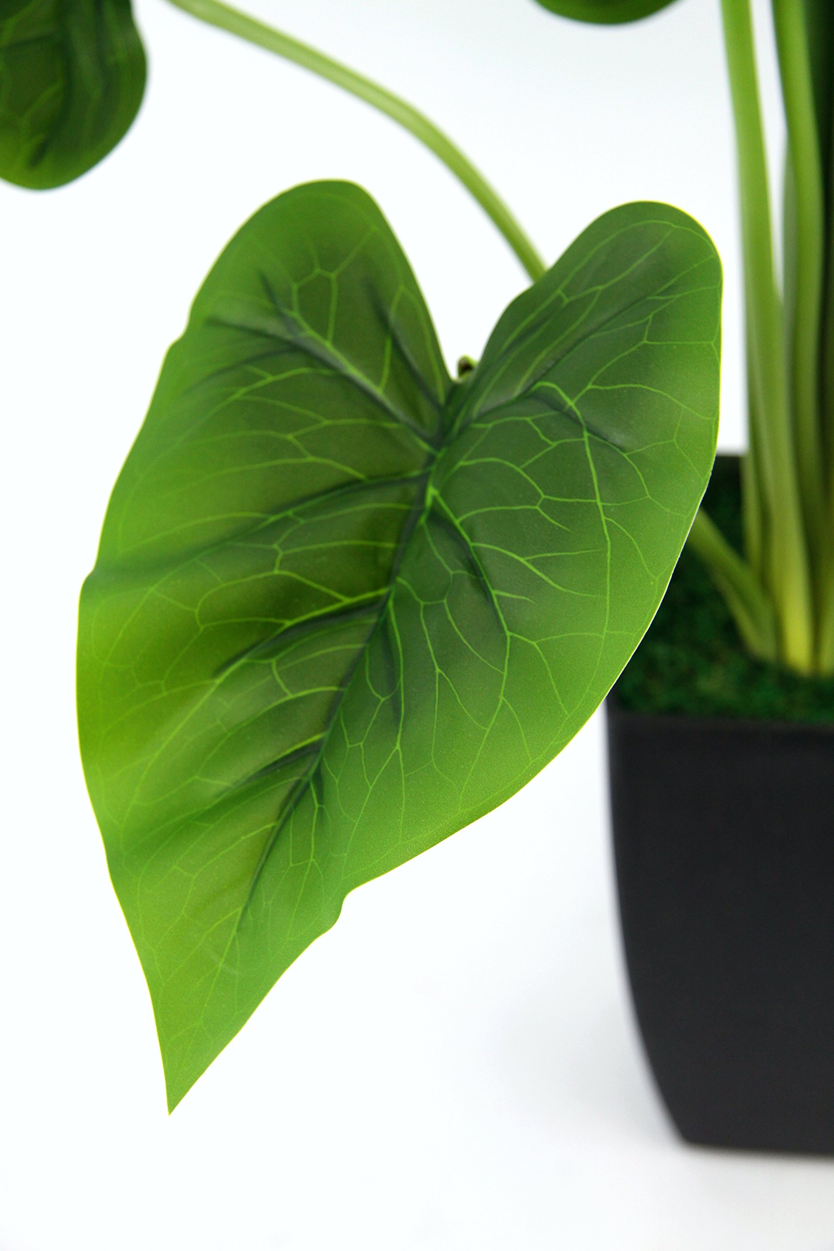 Plante Artificielle Calla en Pot - Fleurs artificielles en Soie - Plantes Calla - Décoration réelle - Plante d'intérieur - Plante Verte - Bouquets Exotiques de lys - Décoration funéraire