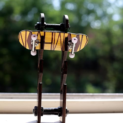 Miniatura 2 de NOAHWOOD PRO - Patinetas para dedos (NW11s Kickflip Deck de 3.819 in x 1.339 in, 5 capas de madera de arce de color hecho a mano)+((actualización de