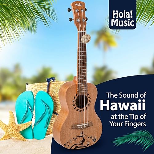 Miniatura 3 de Hola! Music HM-124 - Lotes ukeleles para conciertos, Bailarina Hula