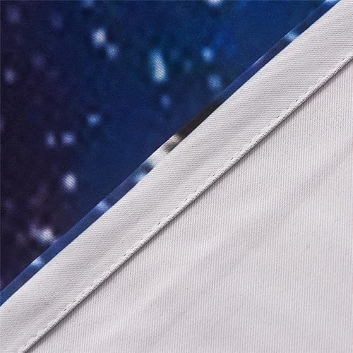 Miniatura 7 de Mimihome Cortinas de galaxia, cortinas opacas para espacio exterior, cortinas de ventana para dormitorio, sala de estar, 2 paneles, 52 x 84 pulgadas