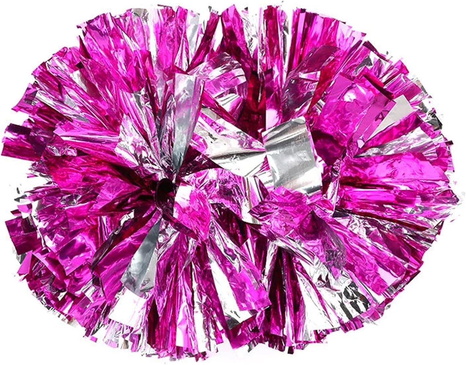 Cheerleading Pom Poms with Baton Handle for Team Spirit Sports Dance Cheering Kids Adults