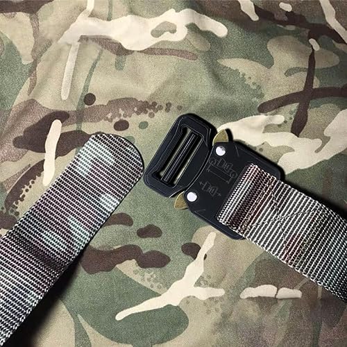 Miniatura 4 de TXZWJZ Hebilla de metal Hebilla de cinturón táctico Hebillas de cinturón de servicio de 1.25 pulgadas Hebilla de liberación rápida Hebilla de