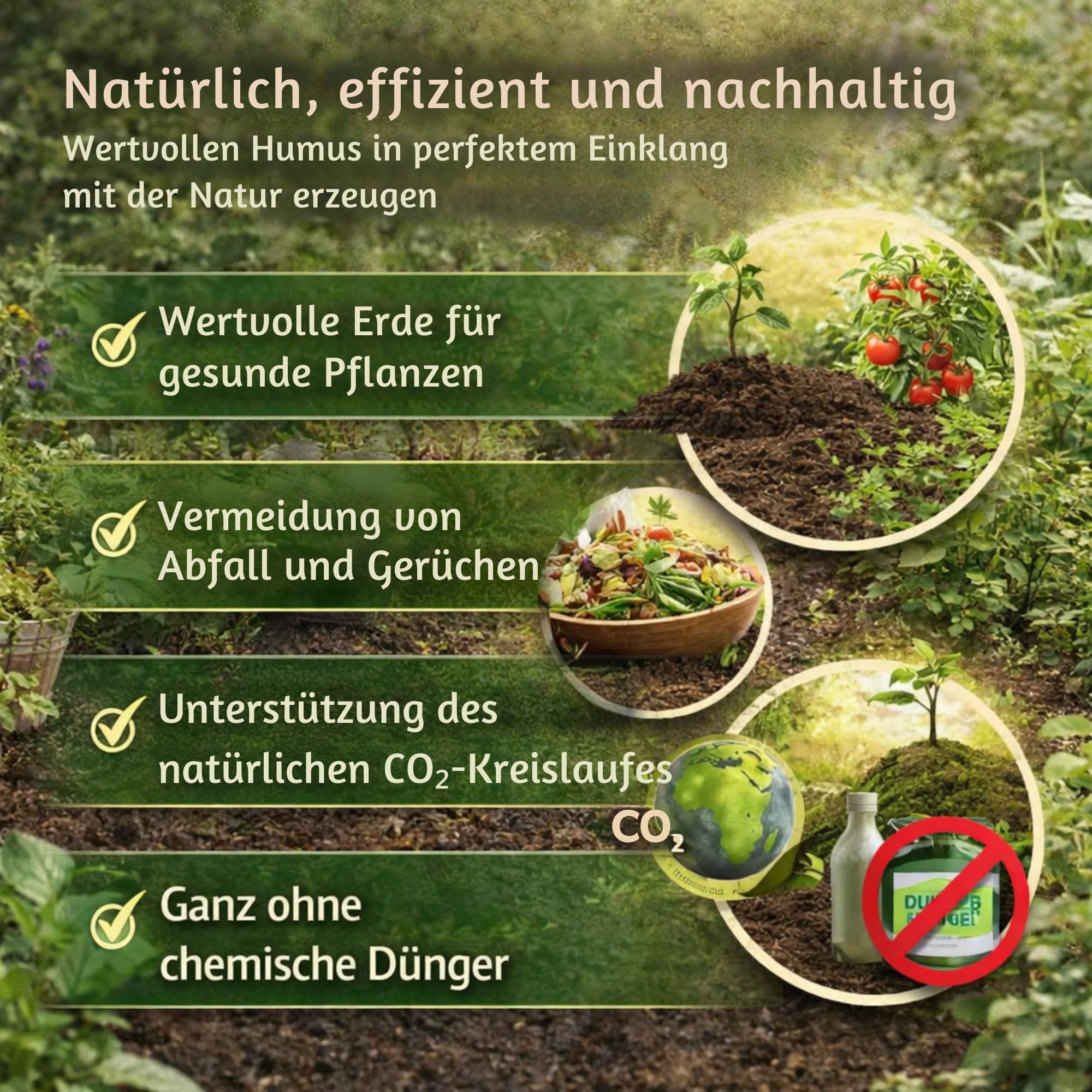 Kompostwürmer Eisenia Mix (1000, 2000, 6000 oder 8000 Stück) – 3 Arten für Wurmkiste, Komposter und Garten – Eisenia fetida, Andrei & hortensis (Dendrobena) – mit Wurmhumus Substrat