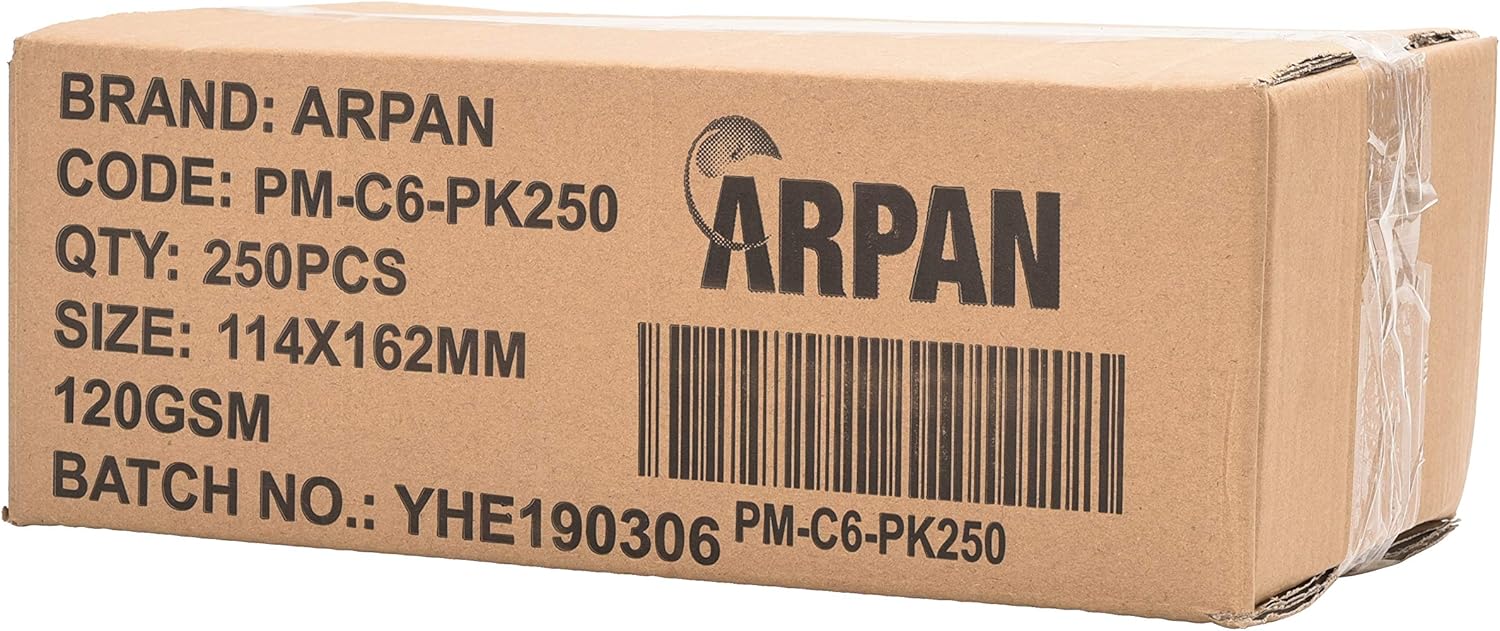 Arpan 162 x 114 mm A6 C6 Manilla Hard Board Backed Envelopes Do Not Bend (Pack of 100) 8 81kcRCzpGtL. AC SL1500