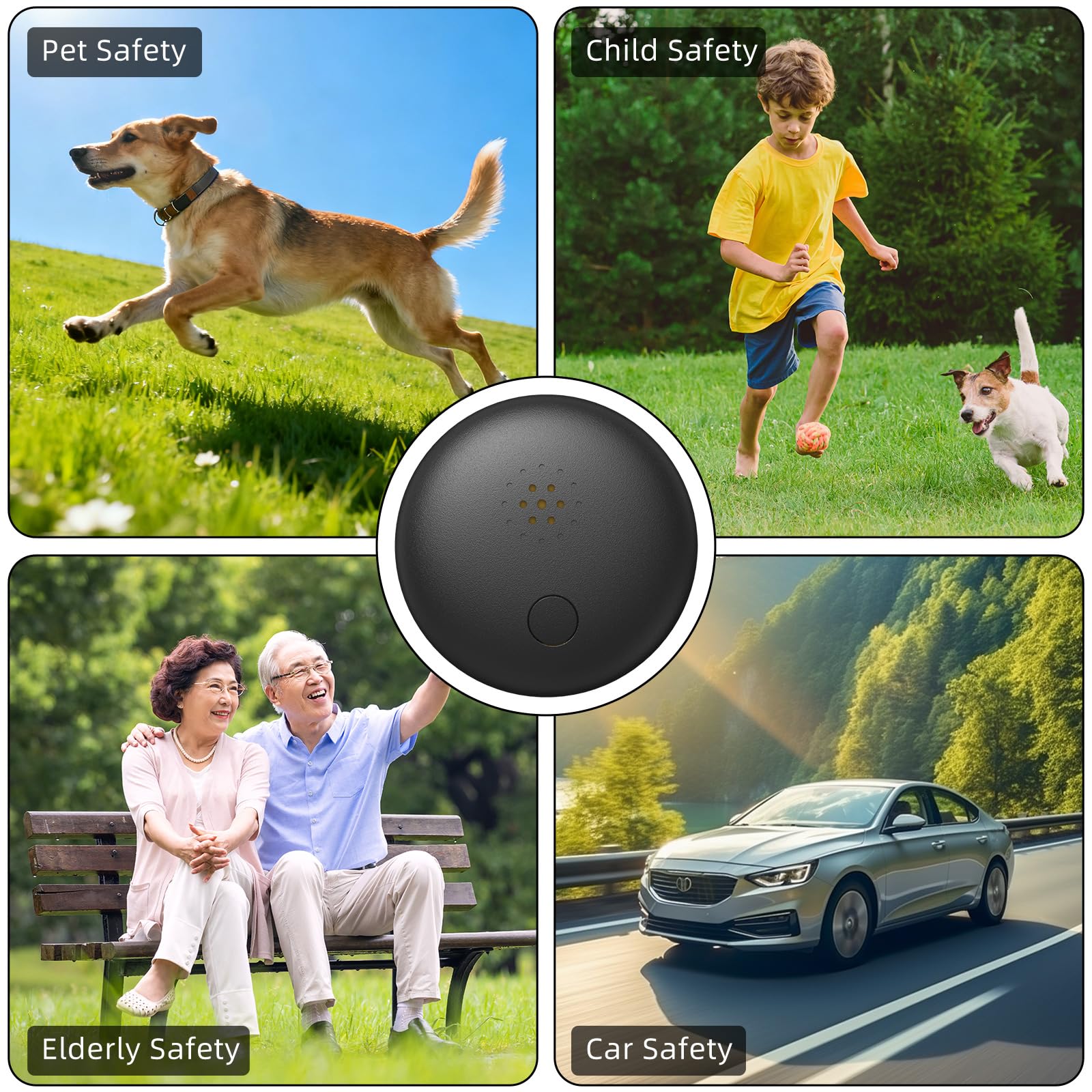 GPS Tracker – Mini Echtzeit-Ortungsgerät ohne monatliche Kosten | Für Auto, Kinder, Hunde & Katzen | Magnetisch & Unauffällig | Kompatibel mit iOS (Nur iOS)