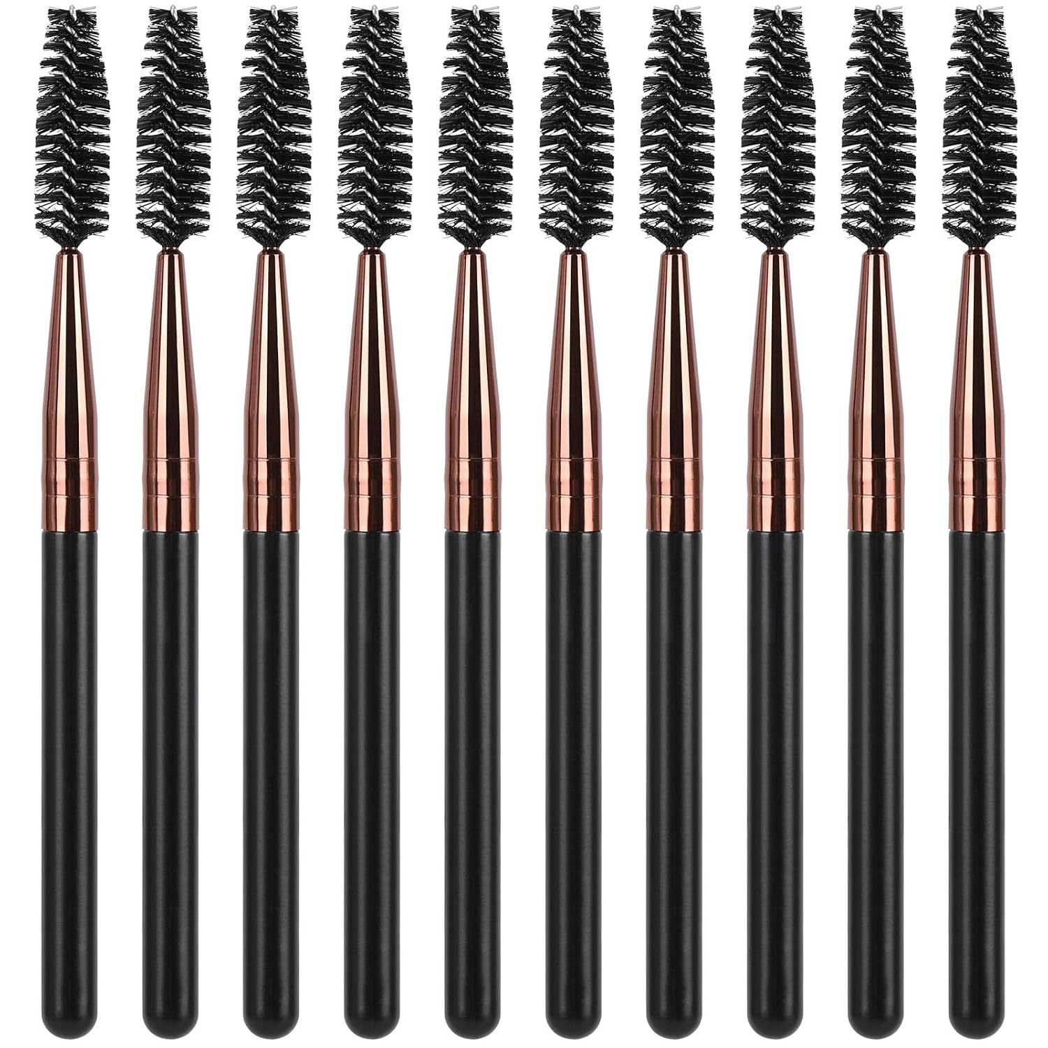 Brown Mascara Brush Wands - Precise Eyelash Grooming