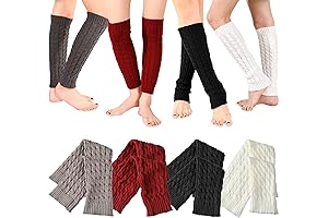 Cozy Cable Knit Legging Socks for Chilly Days