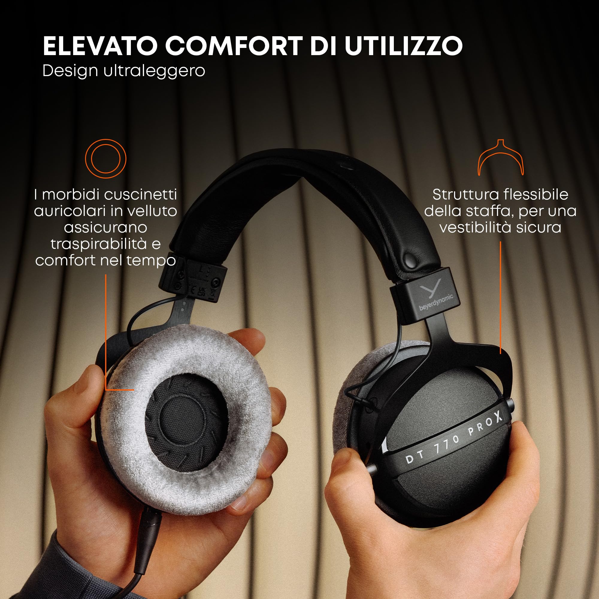 beyerdynamic DT 770 PRO X Cuffie da studio, per registrazione e monitoraggio (chiuse)