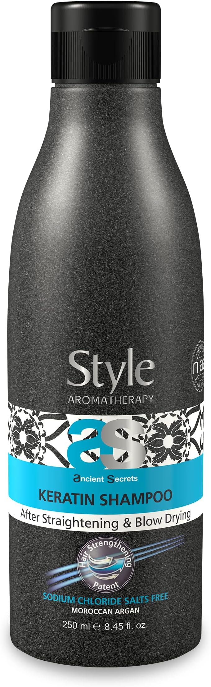 Style Aromatherapy Professional After Treatment Keratin Shampoo | Protects Straightened, Smoothened, & Nanoplastia Treated Hair | SLS, Paraben & Salt Free | with Keravis Technology | 250ML