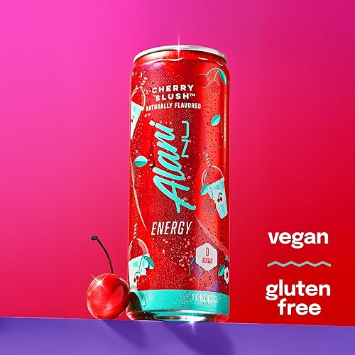 Miniatura 123 de Alani Nu WATERMELON WAVE, bebidas energéticas bajas en calorías, sin azúcar, 200 mg de cafeína, biotina, vitaminas B, cero azúcar, 10 calorías