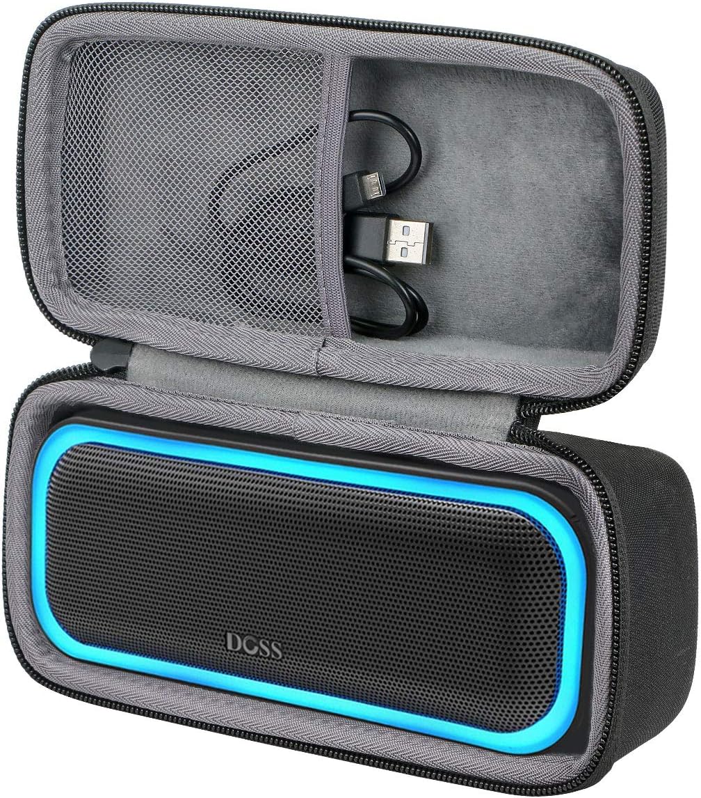 co2crea Hard Travel Case for DOSS SoundBox Pro Portable Wireless Bluetooth Speaker (Black)