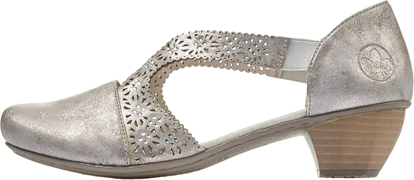 rieker silver shoes