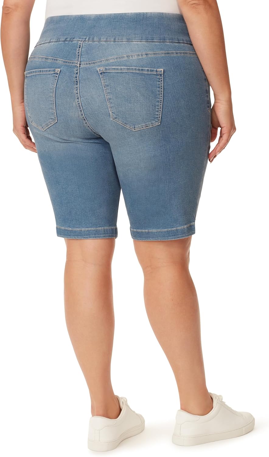 Gloria Vanderbilt Womens Amanda High Rise Bermuda Short Petite - Image 2