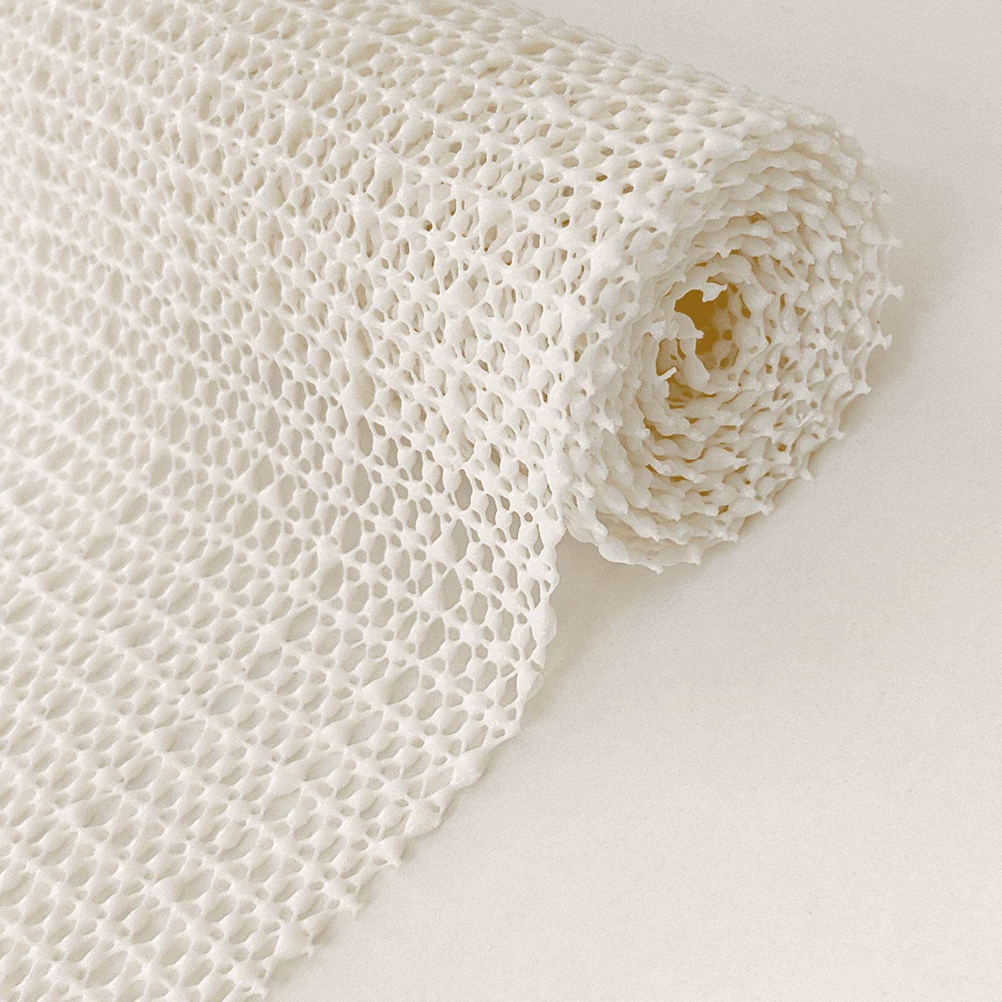 Rete Antiscivolo per Tappeti 190 x 200 cm Antiscivolo Rete Tappetino Multiuso Tagliabile Lavabile per Tappeti, Cucina, Cassetti, Auto Ecc, bianco