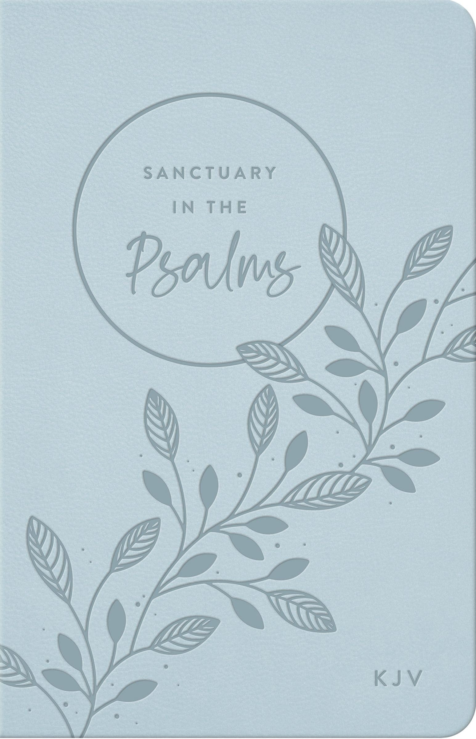 Sanctuary in the Psalms: KJV Promise Book, Imitation Leather, Blue