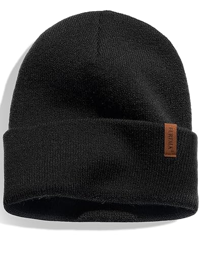 FURTALK Beanie for Men Women Cuffed Thick Knitted Unisex Winter