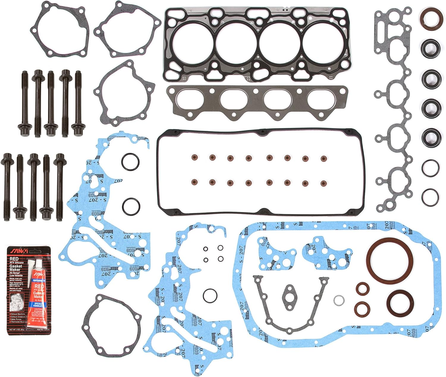 Evergreen FSHB5040 Full Gasket Set Head Bolt