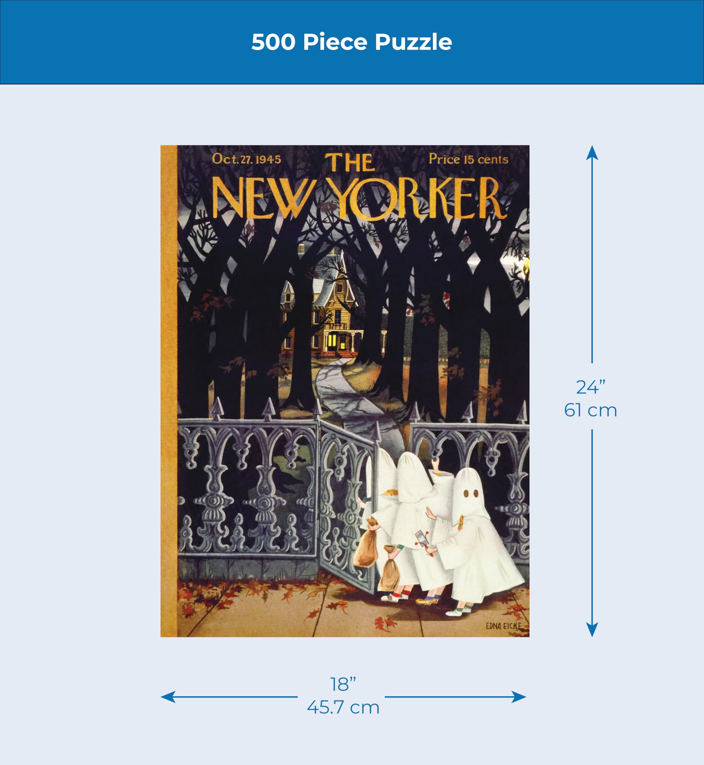 Amazon | New York Puzzle Company - New Yorker Spooked - 500ピース