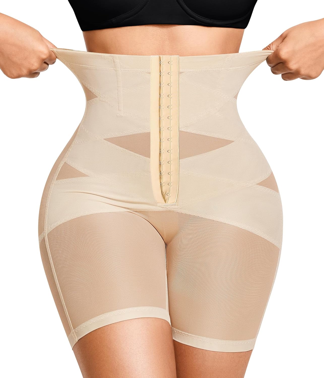 Shapewear Shorts for Women Faja Tummy Control Body Shaper Underwear High Waist Compression Panties Thigh Slimmer