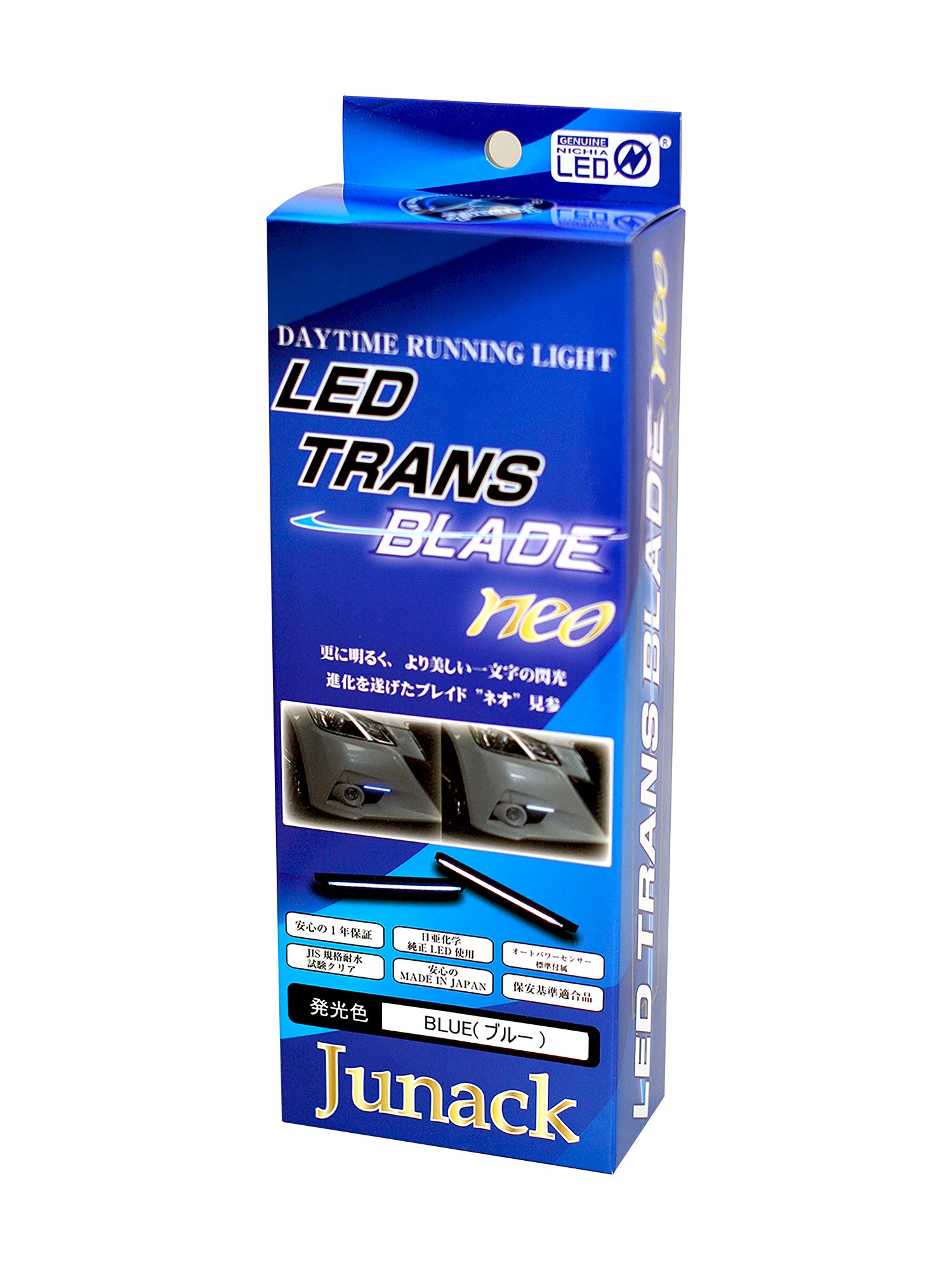 Junack LEDトランスブレイドneo 発光色 ホワイ LTB-2W 305 LEDトランスブレイドNEO 厚さ8mm超薄型デイタイムイルミネーション