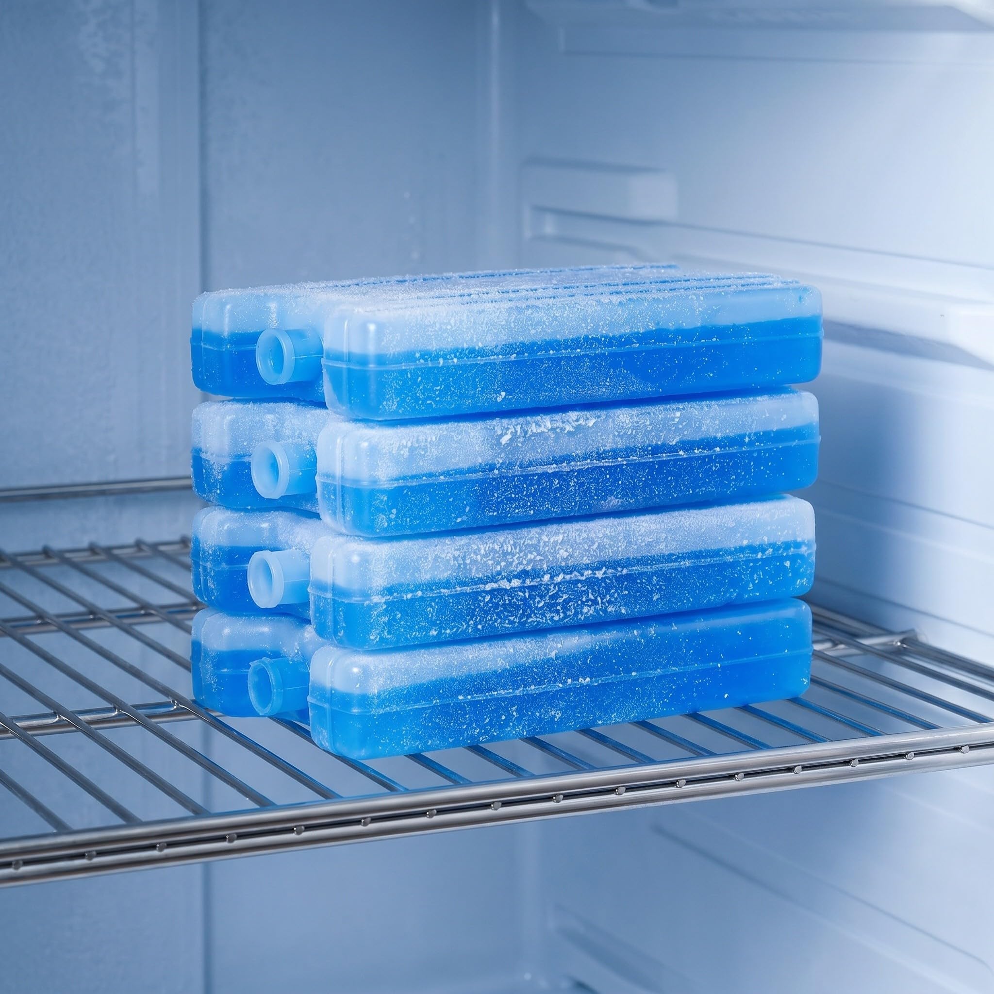 BESPORTBLE 4 Pezzi Impacco di Ghiaccio e Trasporto Conservazione della Freschezza da 400ml Pre-Riempito Confezione Refrigerante per Festa Estiva per Alimenti e Bevande, per Scatola Pranzo