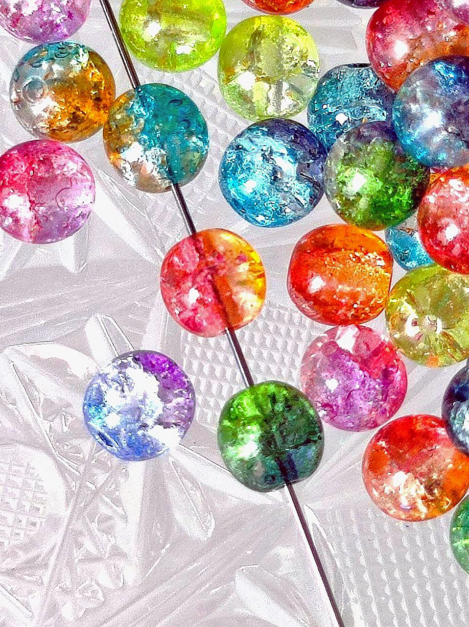 150 Perline Di Vetro Ceco A Forma Di Giglio Per Gioielli Fai Da Te - Cristalli Tromba Per Bracciali E Collane