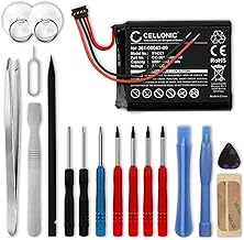 CELLONIC 1 x Battery for GPS Navigation Compatible with Garmin Edge 520, Edge 820, Edge 200, 361-00043-00 – (600mAh, 3.7V) + 17-Piece Tool Set