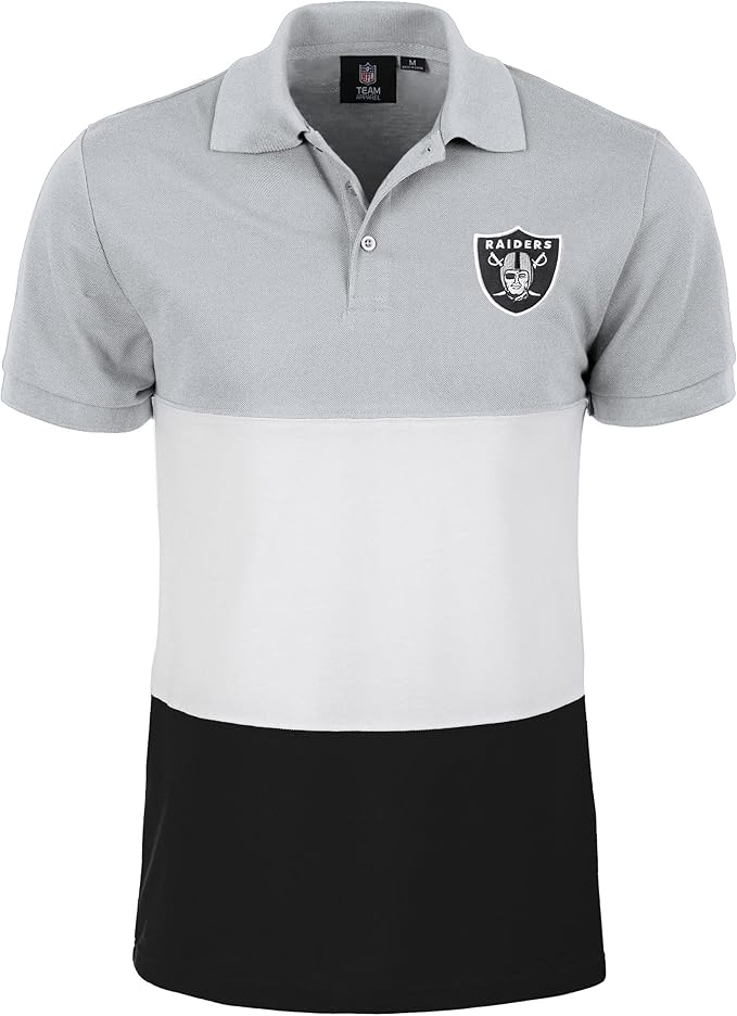FOCO Men's NFL Team Logo Polo Short Sleeve Shirt