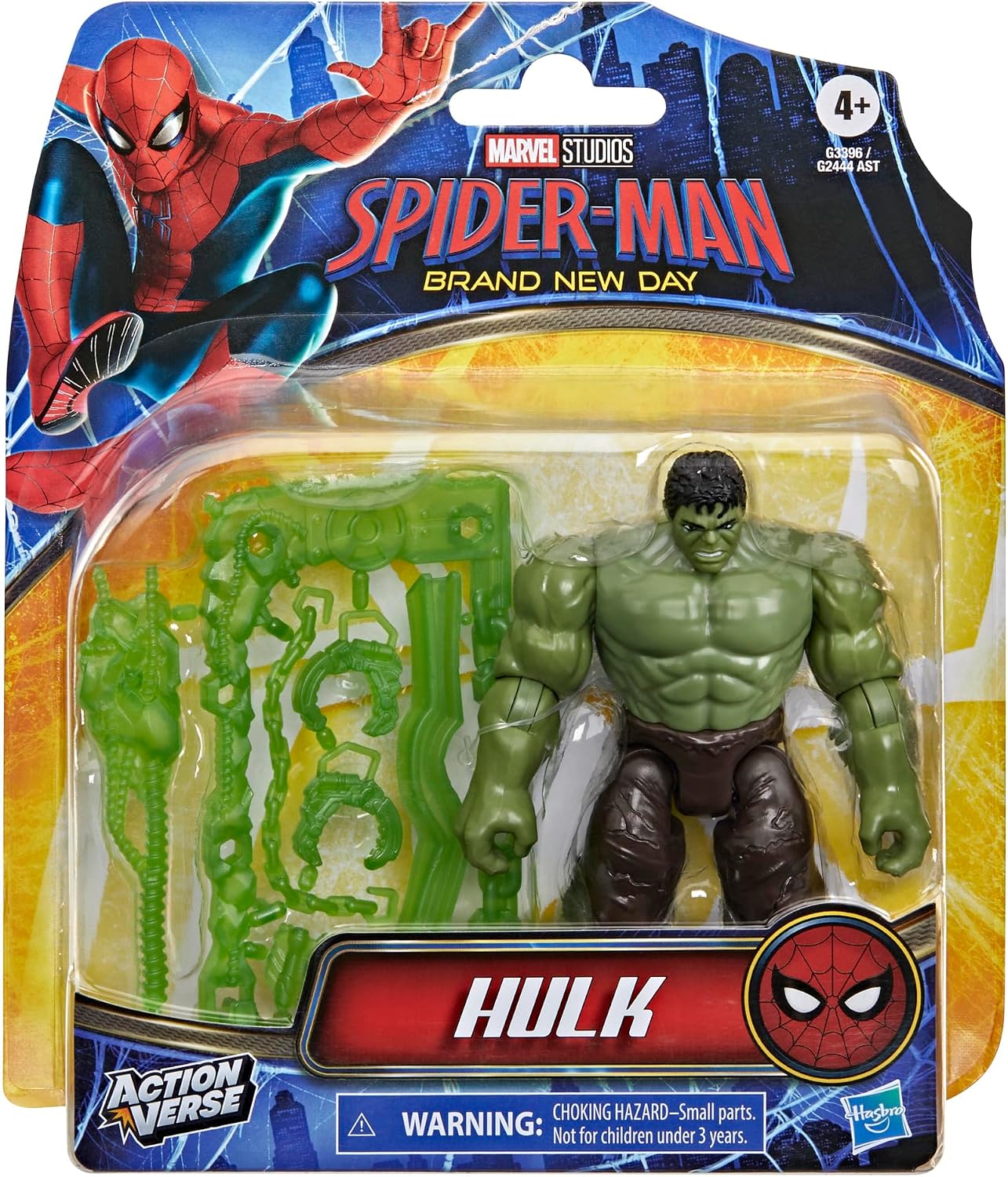 Marvel Studios Spider-Man: Brand New Day ActionVerse Hulk Action Figure (4.5") & Accessories image 3
