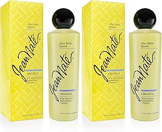 Jean Nate After Bath Splash, Original Bath Body Mist Infused with Vitamin E and Aloe Vera, Softens & Smoothes Skin, Citrus Scent, 30 Fl Oz (Pack of 2)