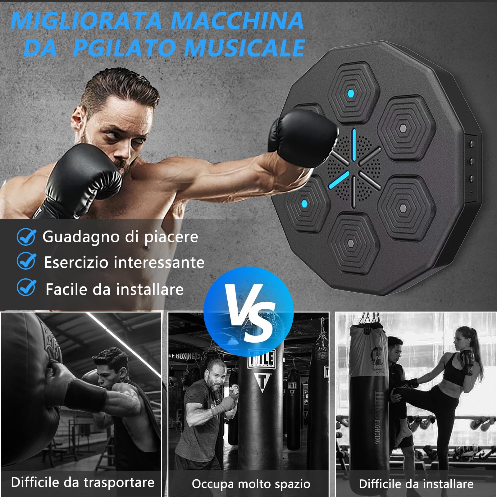 modalità macchina da boxe musicale, macchina da boxe One Punch con