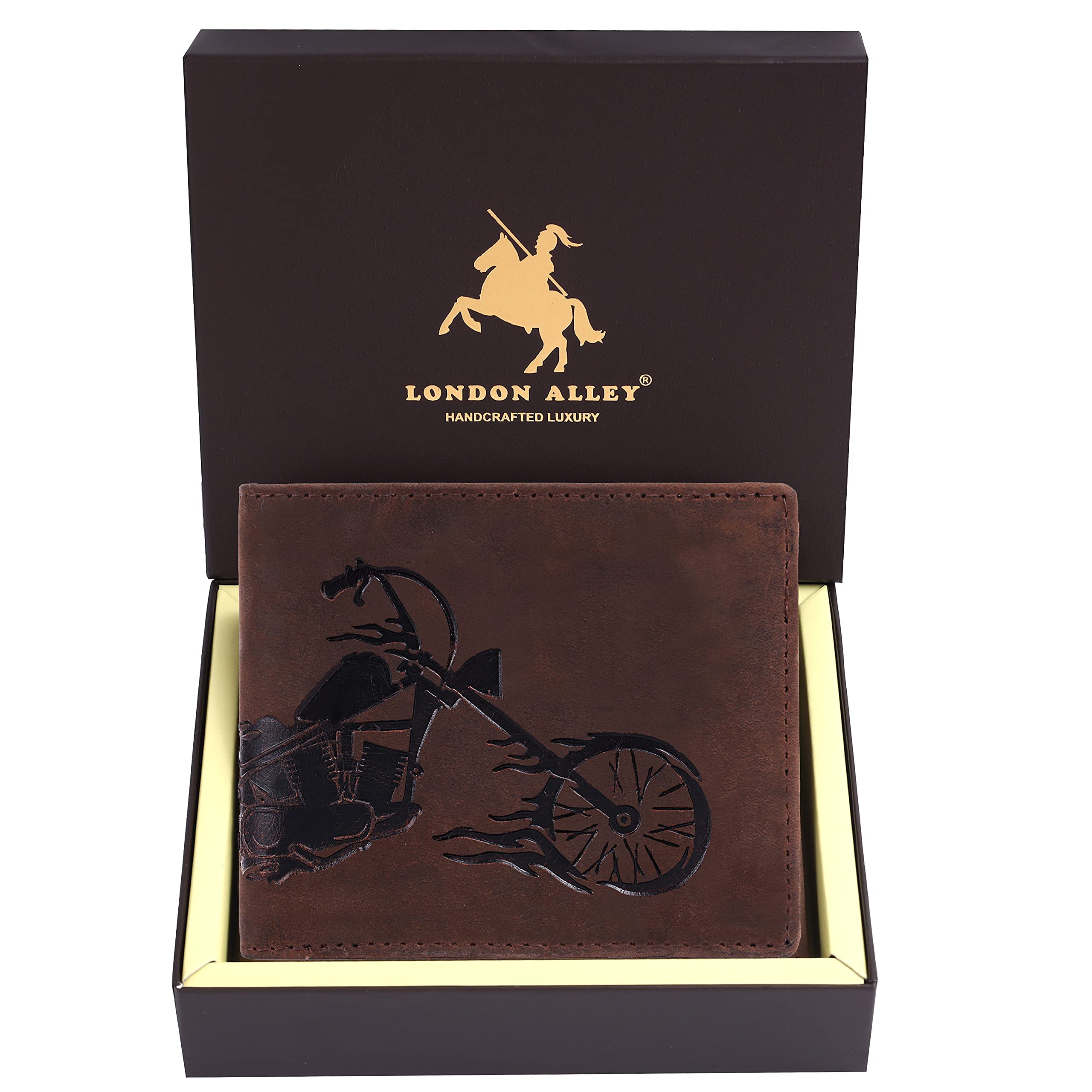 Biker Vintage Brown Men's Leather Wallet
