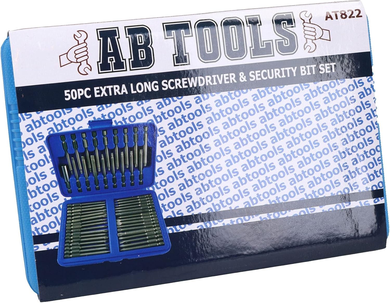 Screwdriver Bits Torx/PZ/PH/Flat Hex Spline Extra long Security 50pc AT822