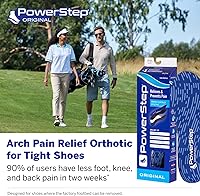 Vista 3 de PowerStep Insoles, Original, Arch Pain Relief Insole, Designed for Tight Shoes, Arch Support Orthotic for Women and Men