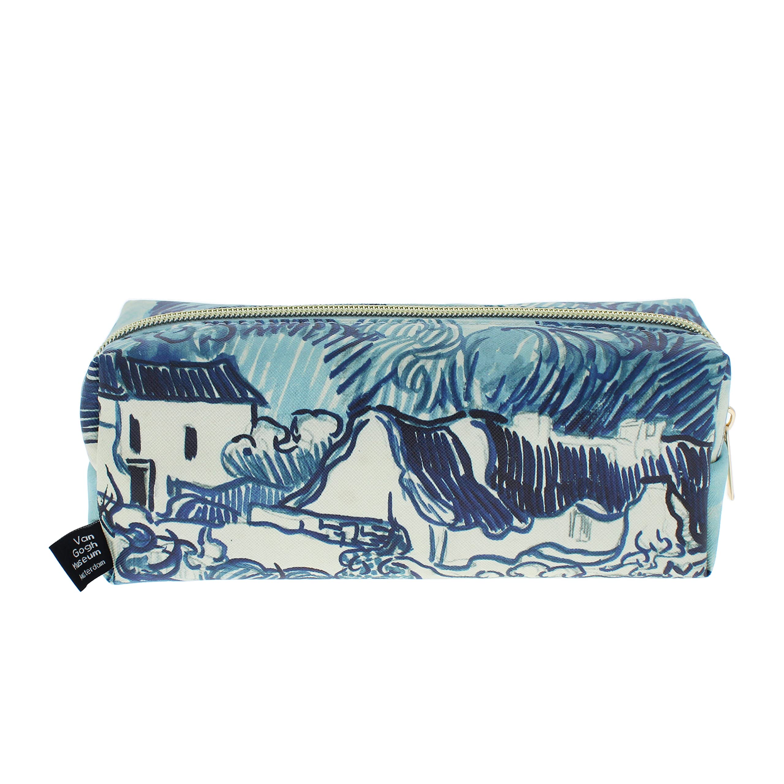 Van Gogh Pencil Case | Landscape with Houses | Stationery Case | Makeup Bag | Cosmetic Bag