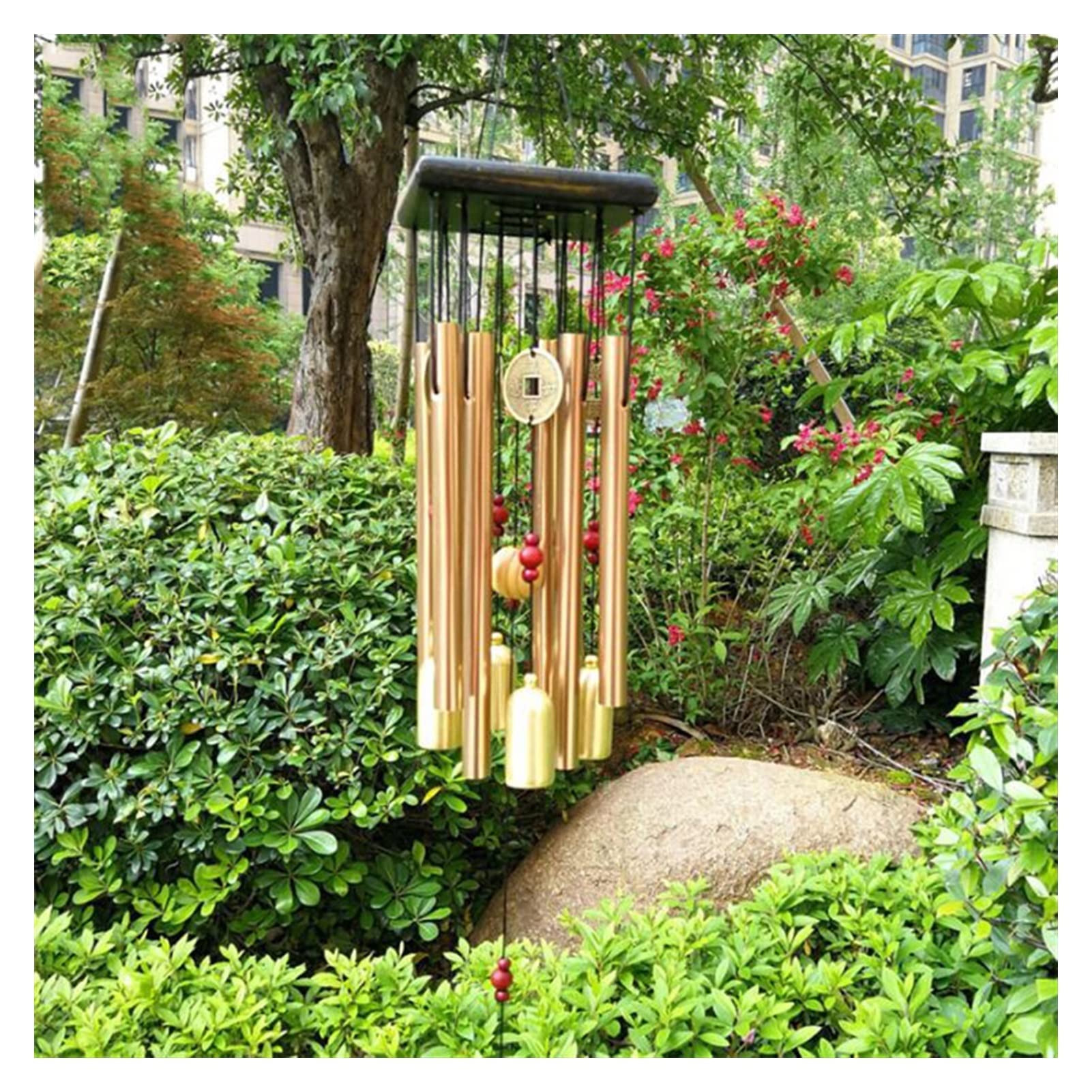 Carillon à Vent Oiseau Rétro Alnicov - Décoration Intérieur Extérieur Avec Tons Profonds - Jardin Terrasse Porche