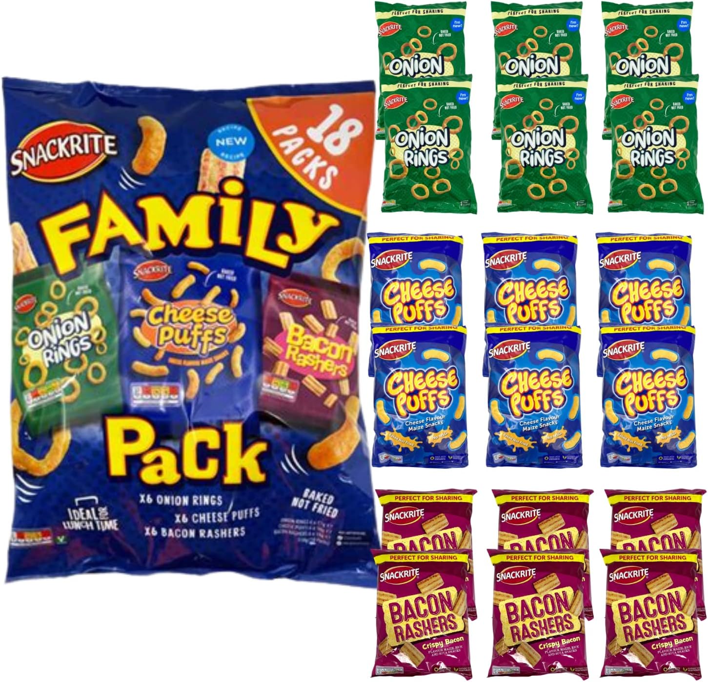 Crisps Multipack Multipack Snacks Family Pack 18 Pack Family Snack